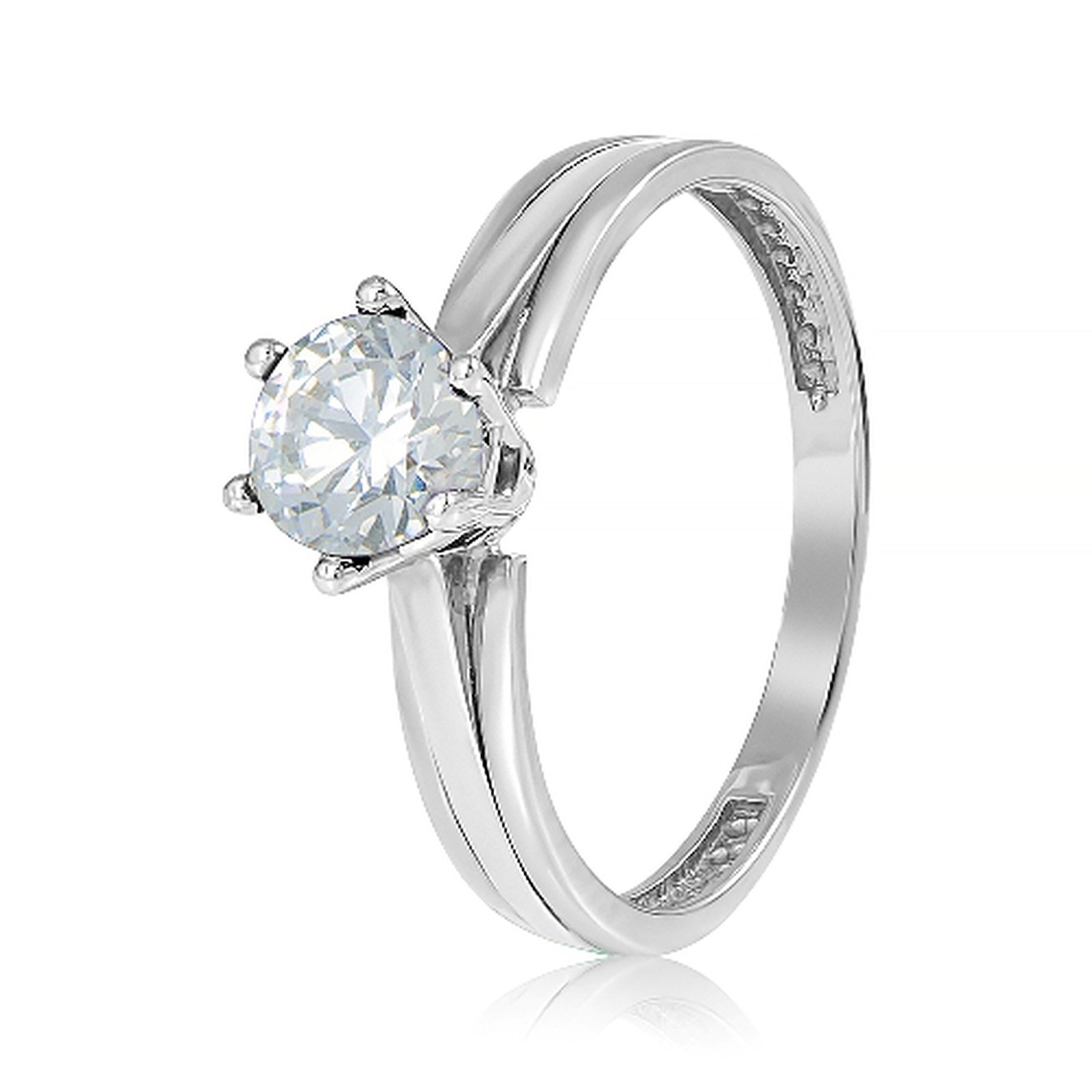 

Кольцо из белого золота с Swarovski 283491, размер 16