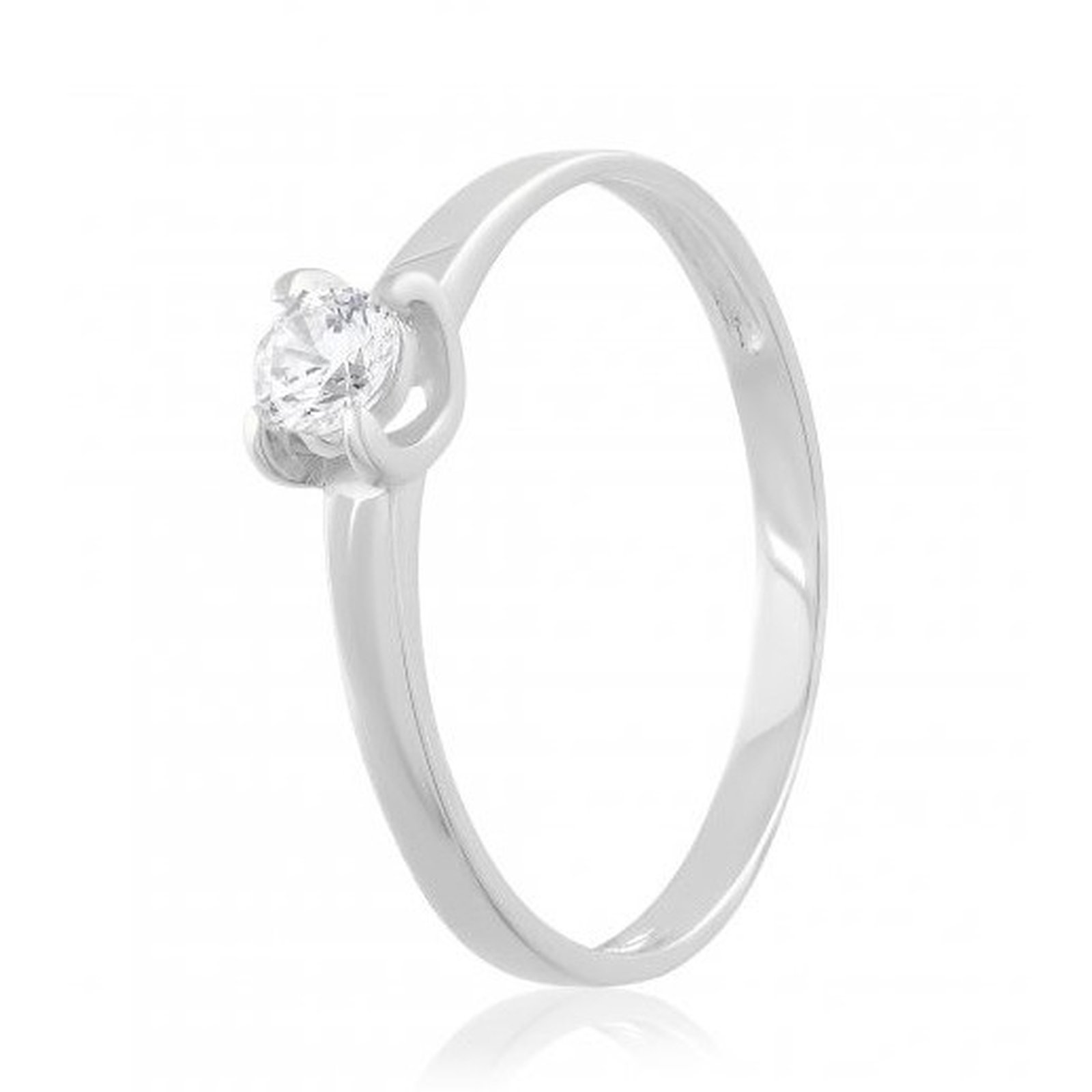 

Кольцо из белого золота с Swarovski Zirconia 1634026, размер 15.5