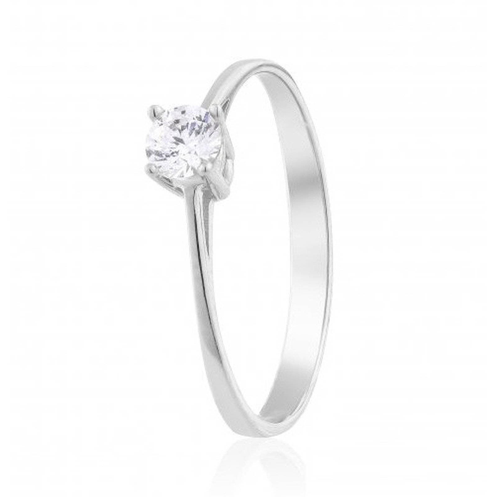 

Кольцо из белого золота с Swarovski Zirconia 1536039, размер 17.5