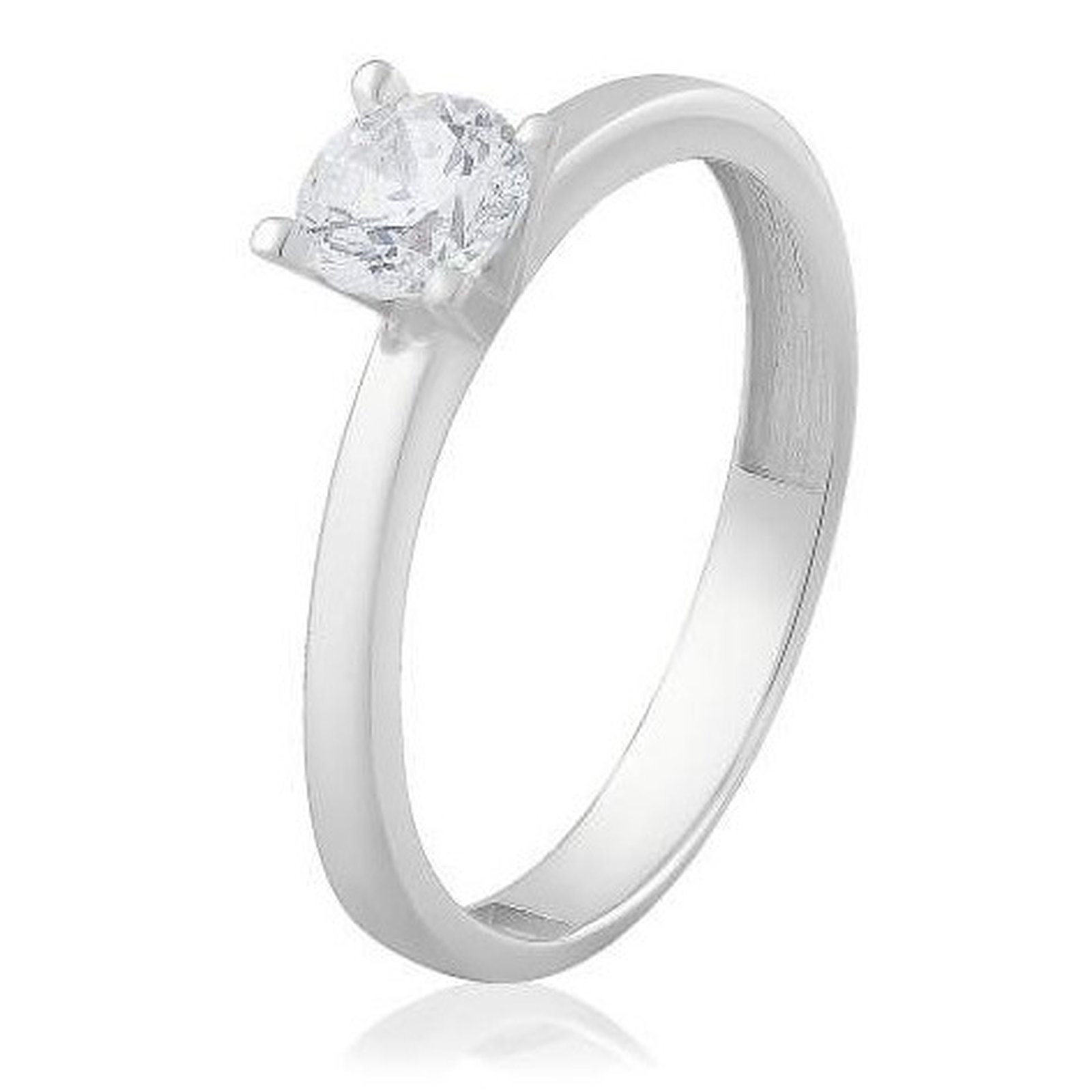 

Кольцо из белого золота с Swarovski Zirconia 1730967, размер 15