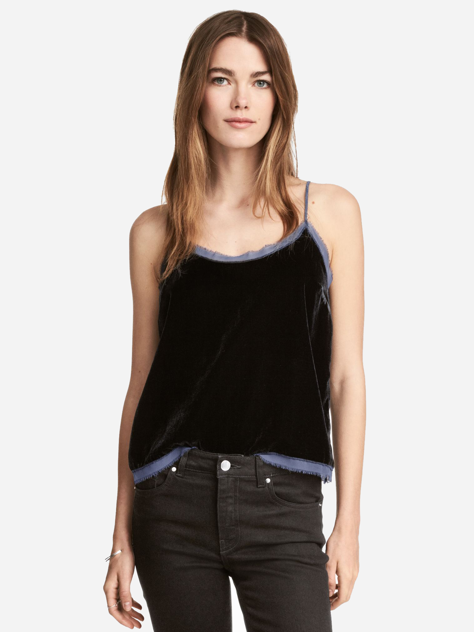 

Топ H&M 01-0503033-5 44 Синий (СА2000001487808)