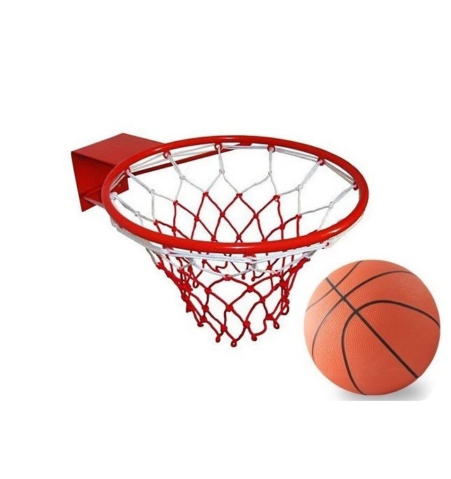 

Баскетбольное кольцо SportReal №6 40 cм с мячем
