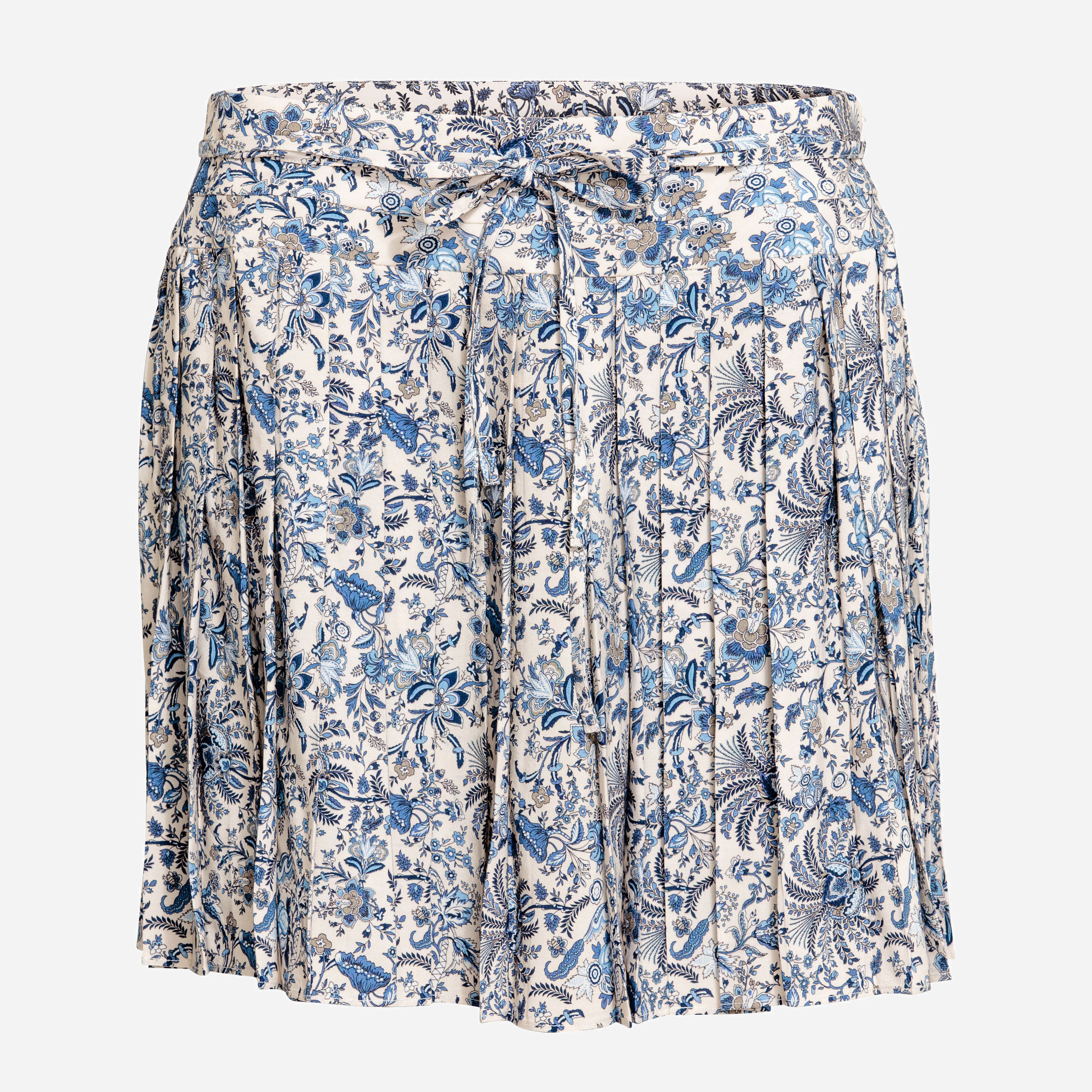 

Юбка H&M 5315266-ADRG 38 Светло-бежевая с разноцветным