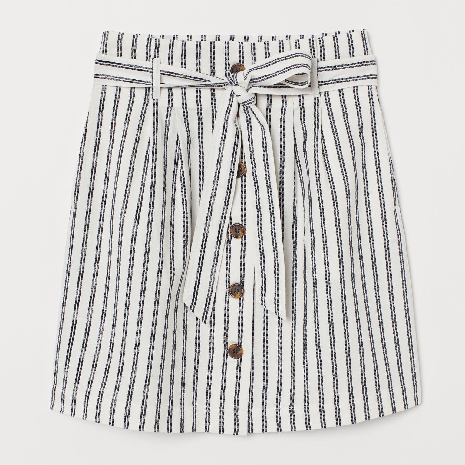 

Юбка H&M 7939170-ACSF 34 Белая с синим
