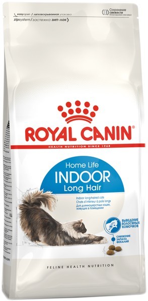 

Сухой корм для длинношерстных котов живущих в помещении Royal Canin Indoor Long Hair 10 кг (3182550739429)