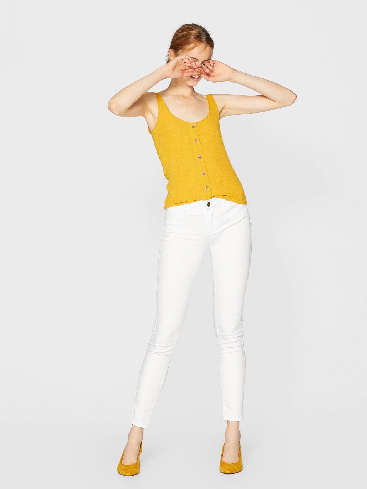 

Брюки Stradivarius 2355/271/003-ACTS 42 Белые