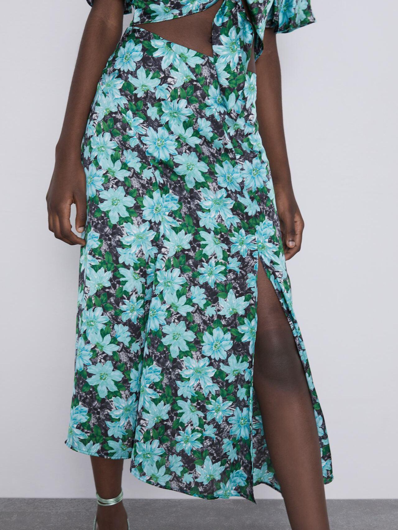 

Юбка Zara 7824/107/330-ADEY M Черная с голубым
