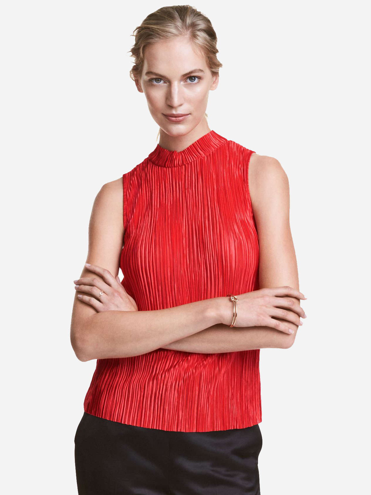 

Топ H&M 0436690-4 S Красный (СА2000001451816)