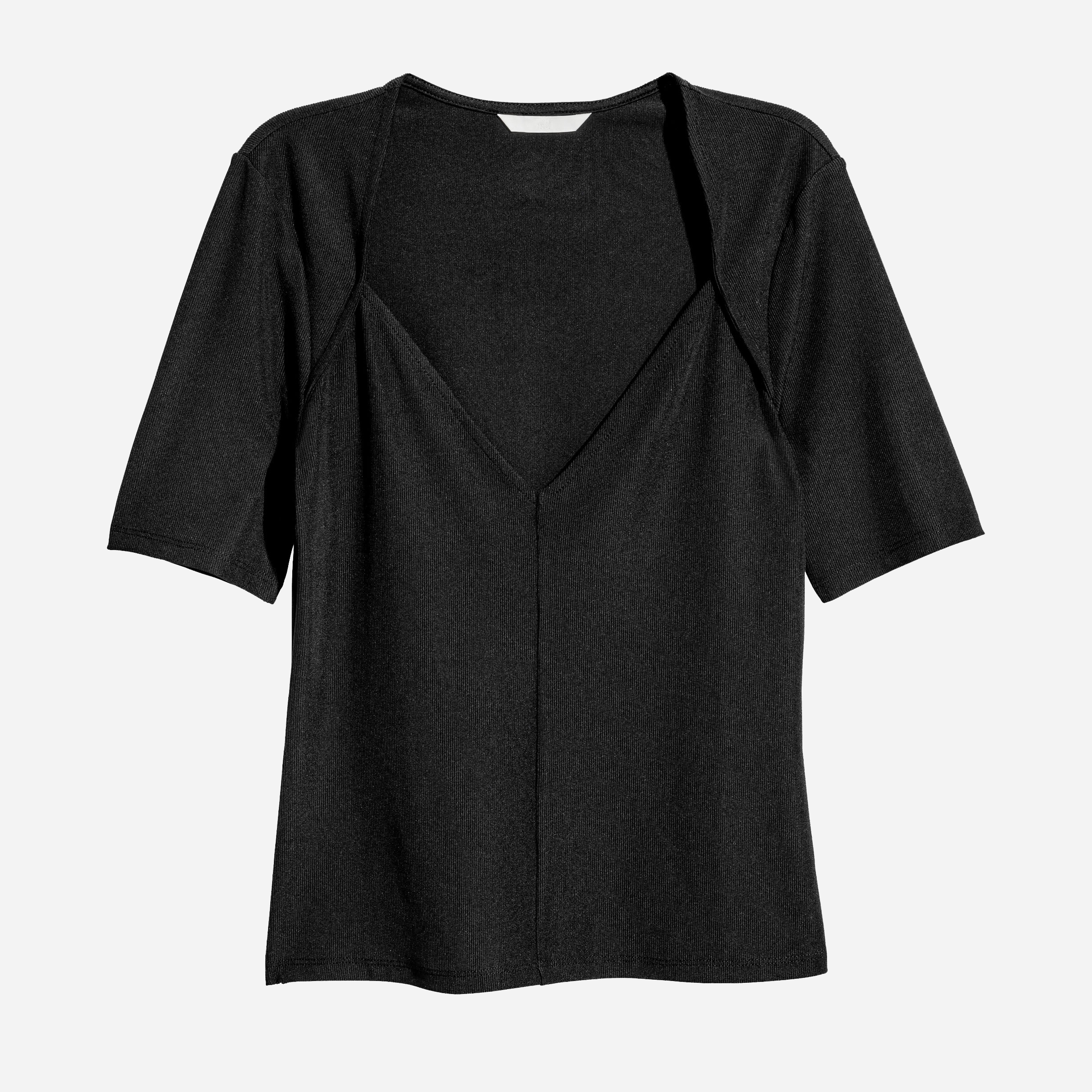 

Топ H&M 0492698-5 XS Черный (СА2000001230411)