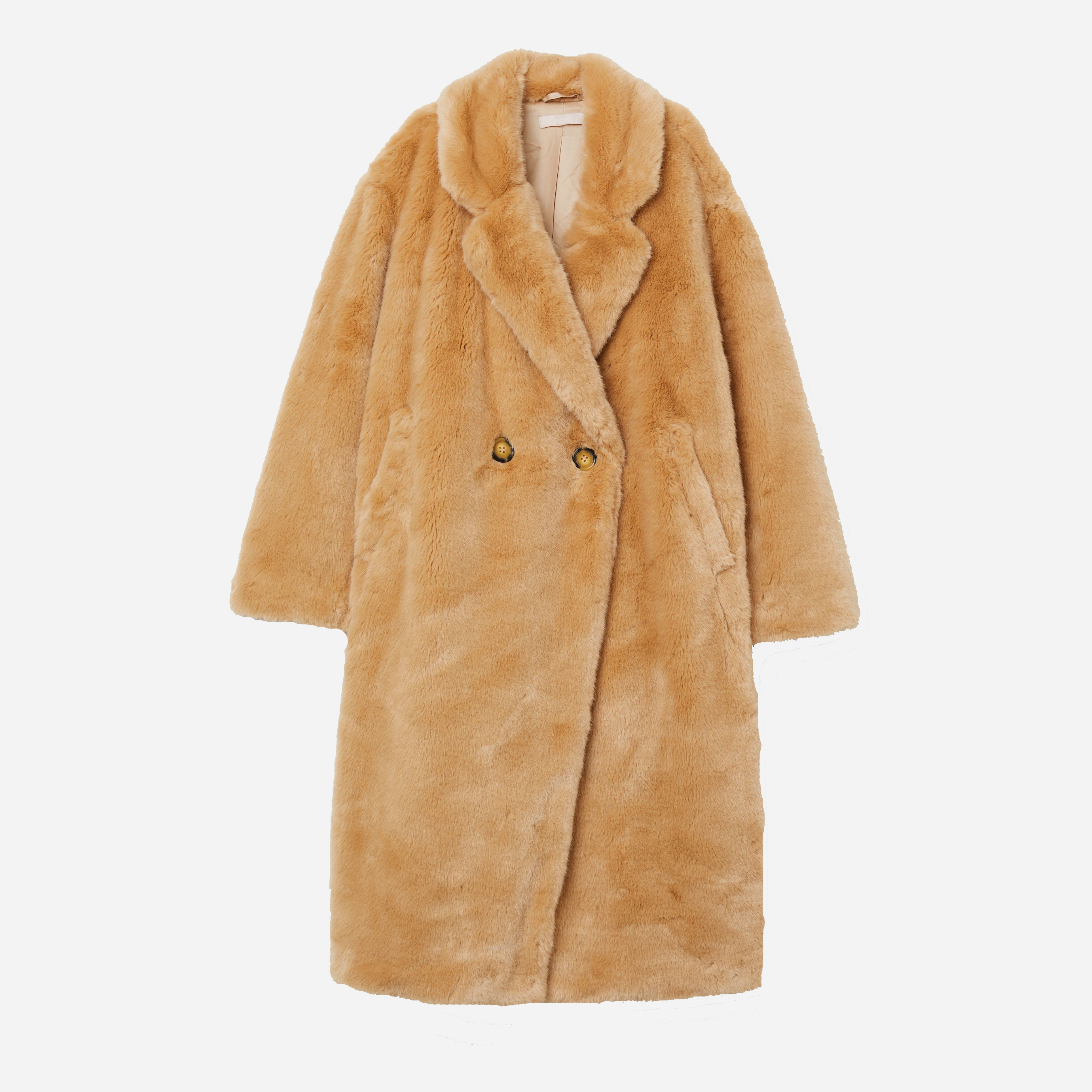 

Шуба H&M 02-0668004-8 XS Бежевый (СА2000001396377)