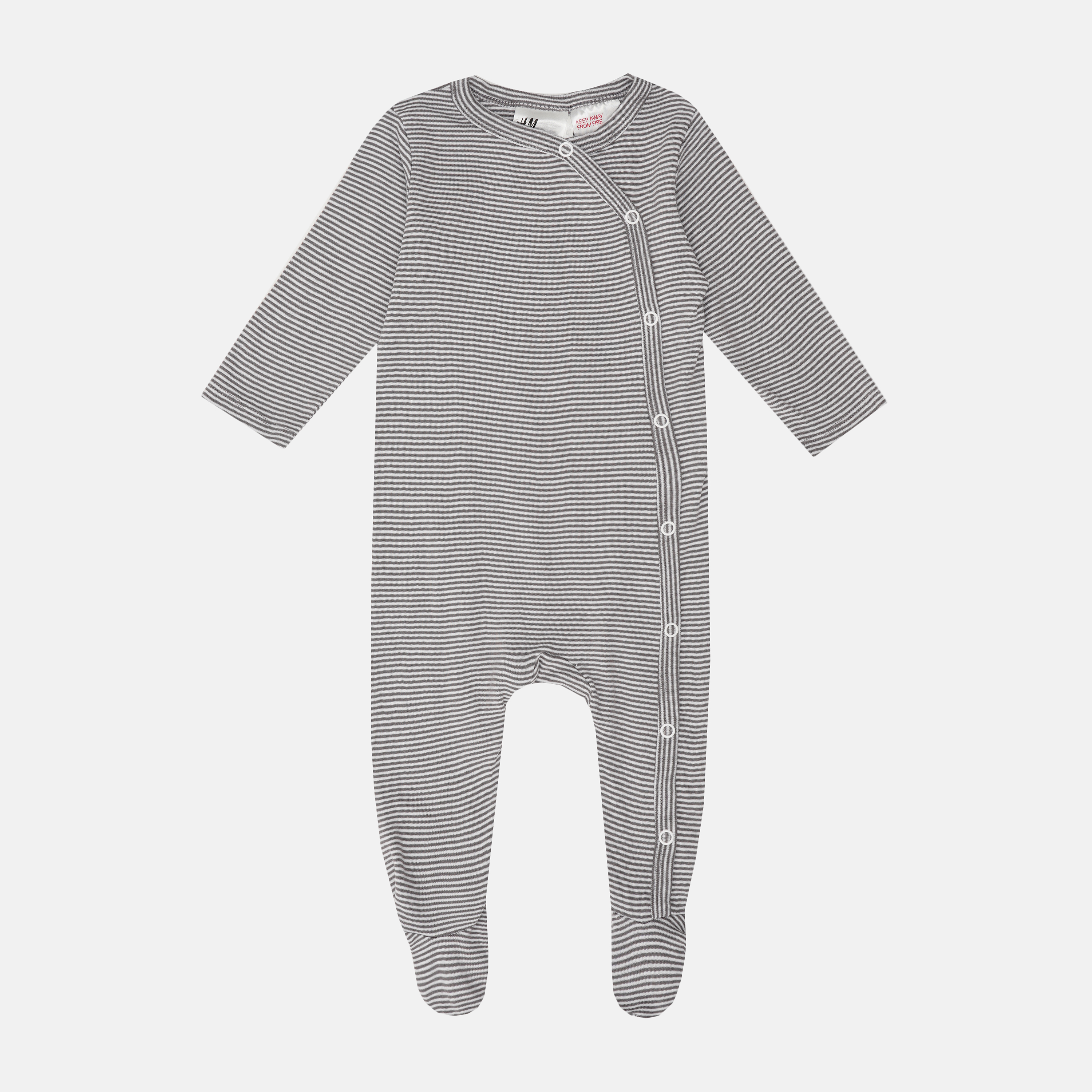 

Человечек H&M 2404-7755440 68 см Бело-бежевый/Полоска