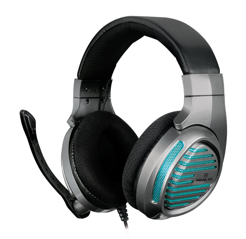 

Гарнитура REAL-EL GDX-7670 GunMetal