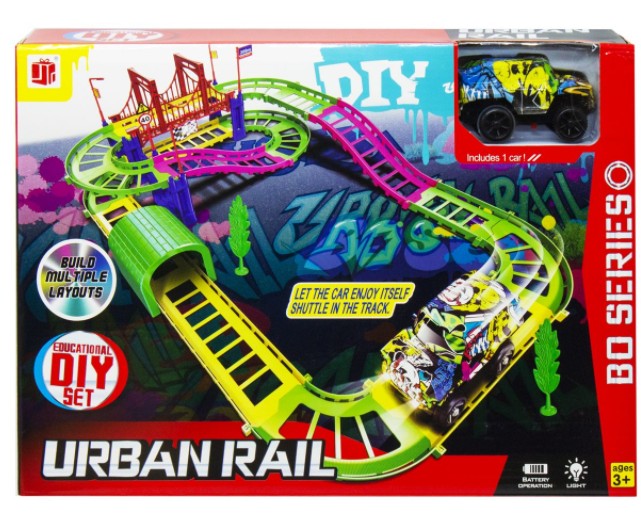 

Трек "Urban Rail" детали трека и машинка(Т872)