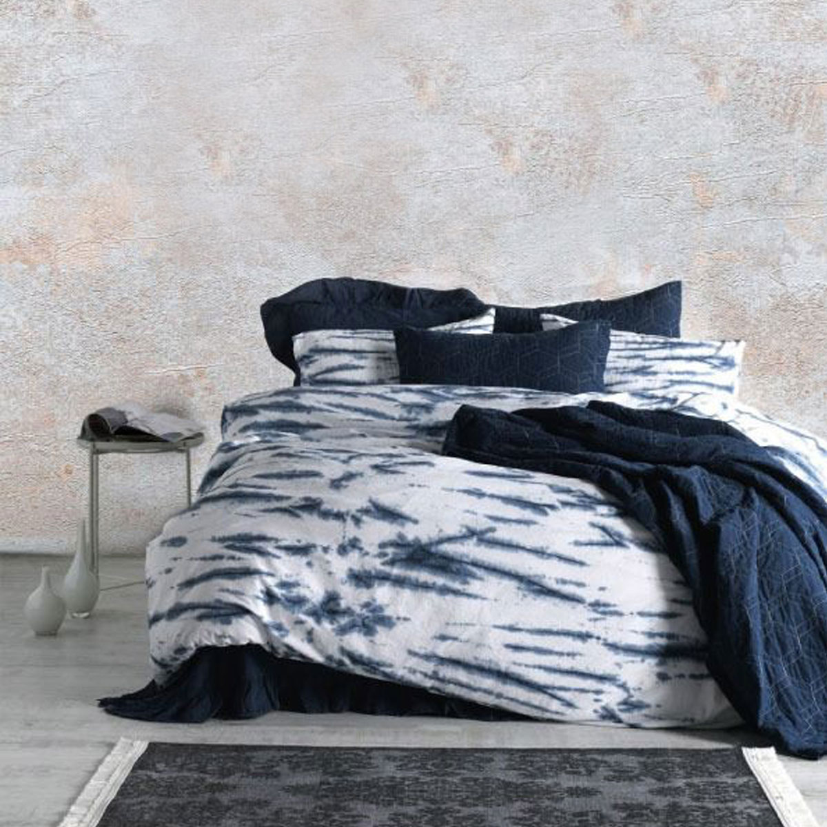 

Комплект постельного белья SoundSleep La Calin Поплин Темно-синий 200х220