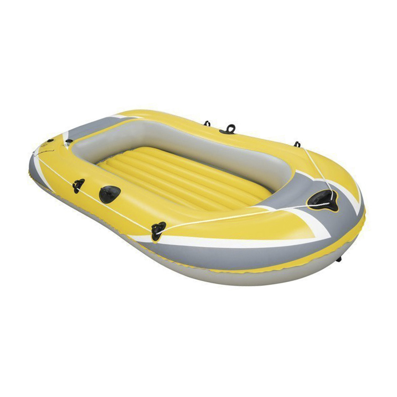 

Двухместная надувная лодка Bestway 61064 Hydro - Force Raft желтая 228х121 см