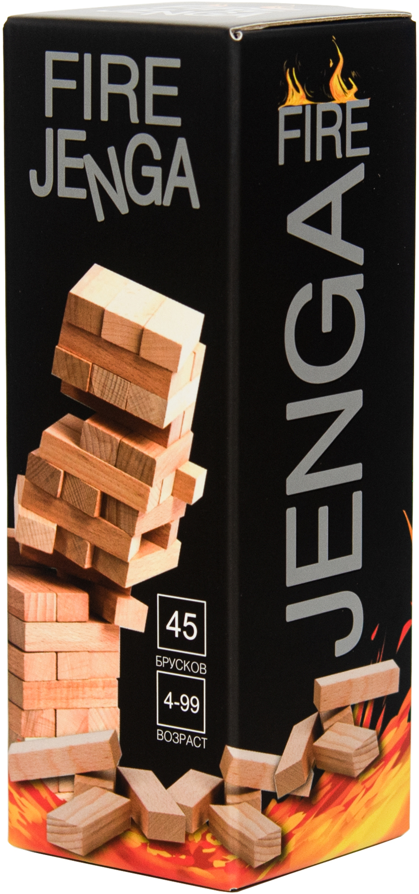 

Настольная игра Strateg Jenga Fire (30963) (4820220565112)
