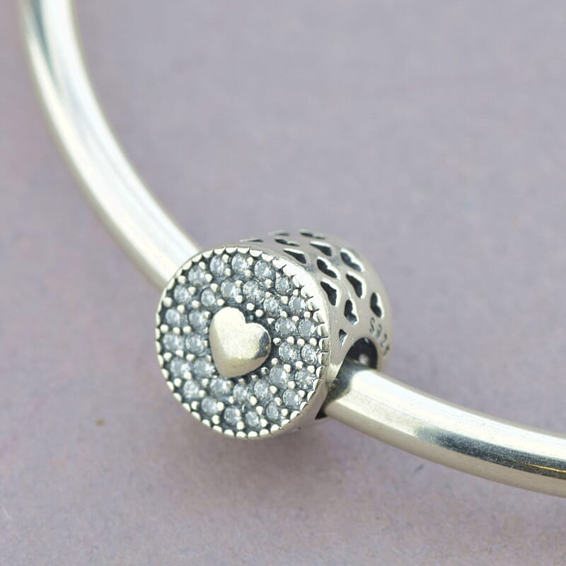 

Шарм Сердце в круге Pandora style 102796