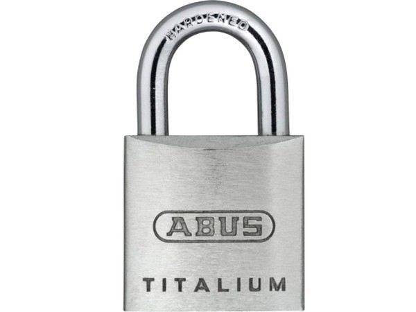 

Замок навесной Abus 64TI/25 TITALIUM под ключ
