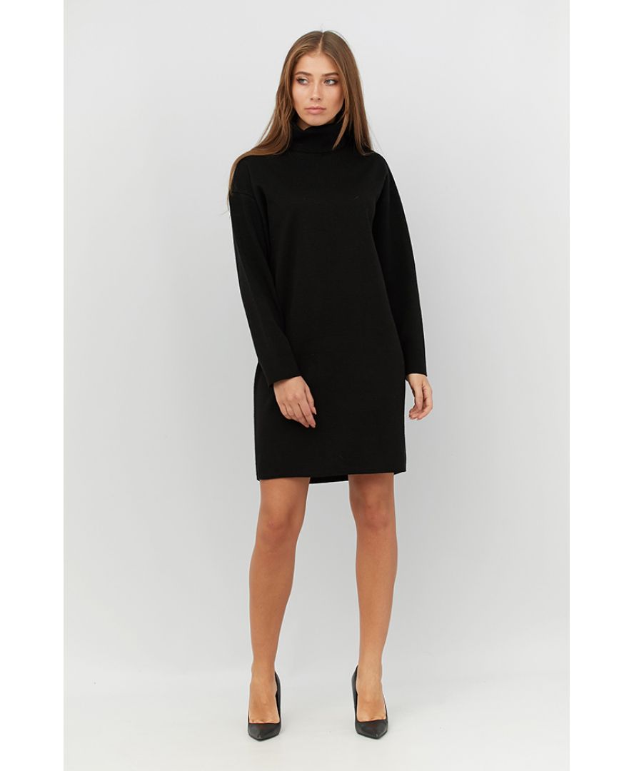 

Платье вязаное Knitwear Dream  Черное, Платье вязаное Knitwear Dream S Черное
