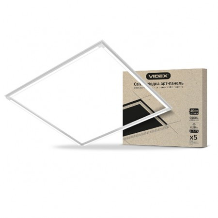 

LED панель VIDEX ART VIDEX 40W 5000K 220V (VL-PA405W)