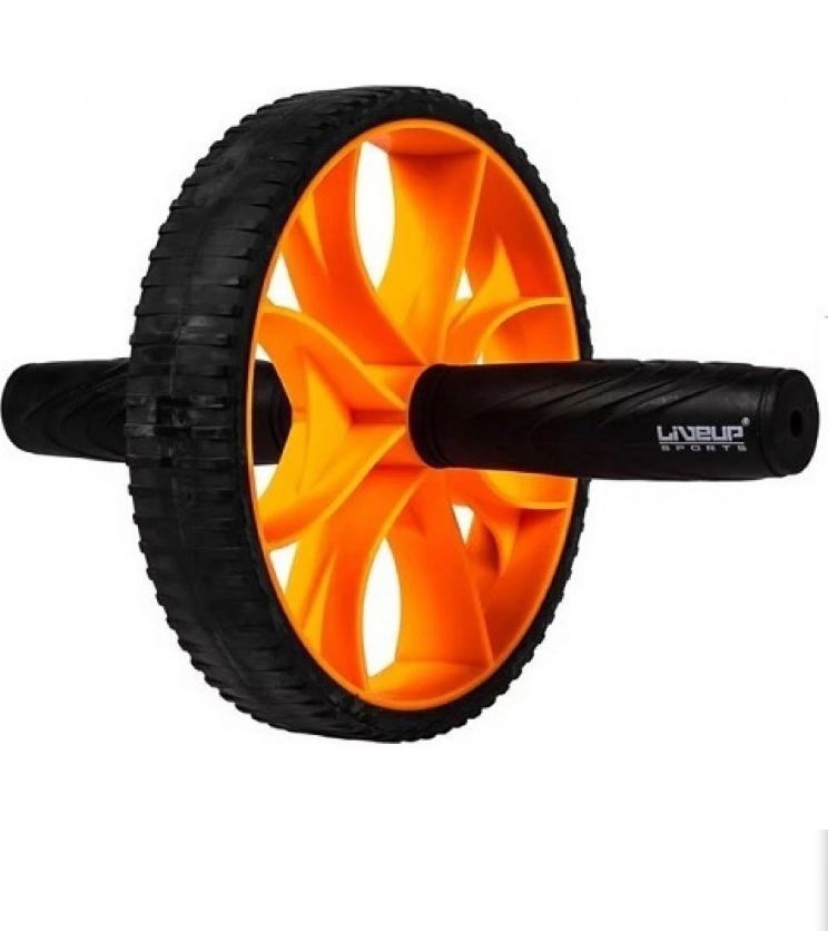 

​Ролик для пресса LiveUp Exercise Wheel Orange-Black (LS3372)