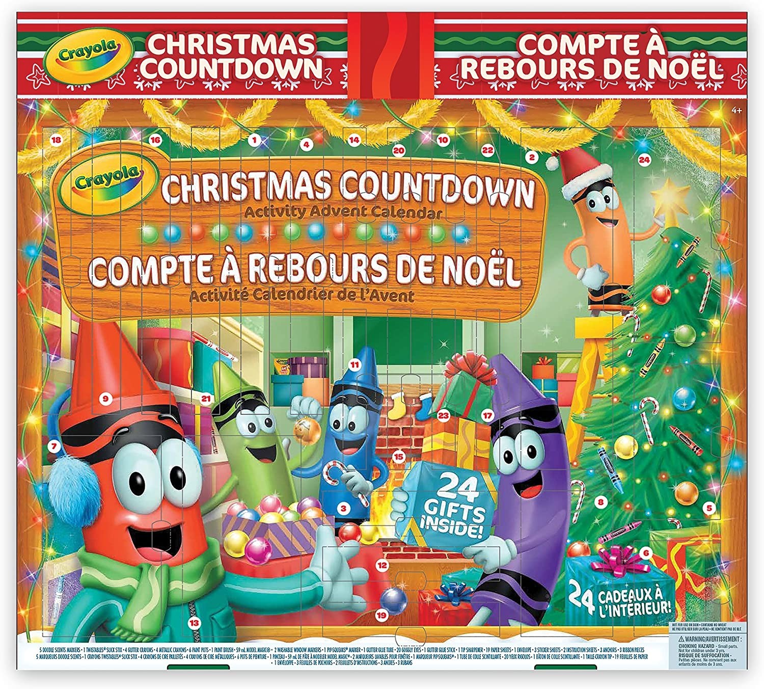 

Крайола Адвент Календарь 04-3808 Crayola Christmas Countdown Advent Calendar
