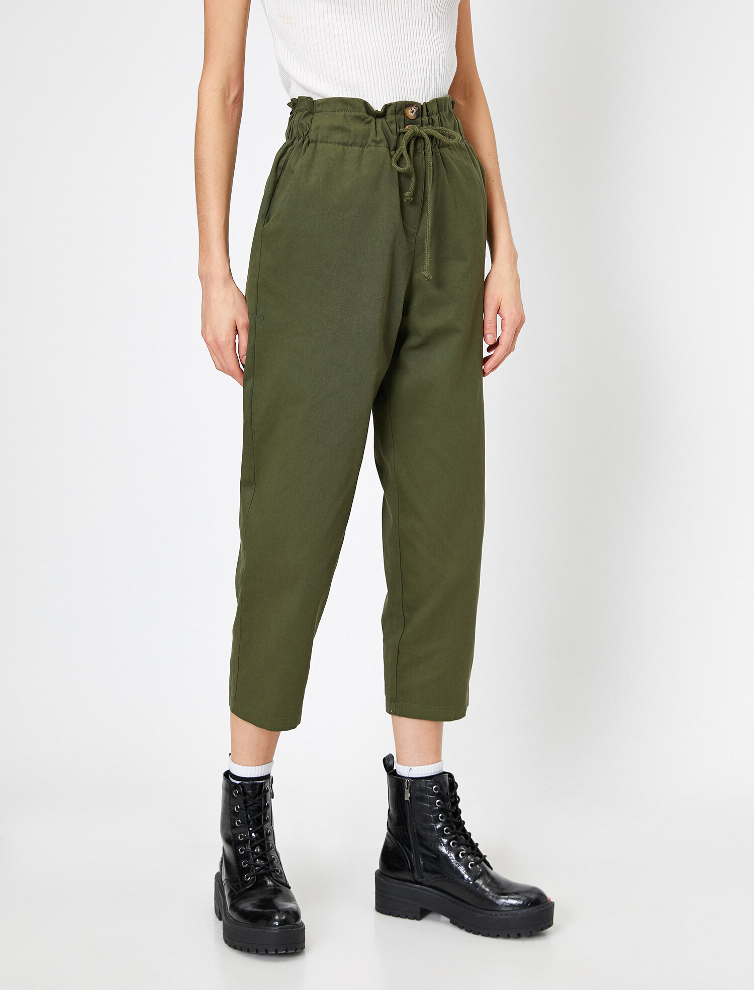 

Брюки Koton 0YAL48080OW-801 38 Khaki