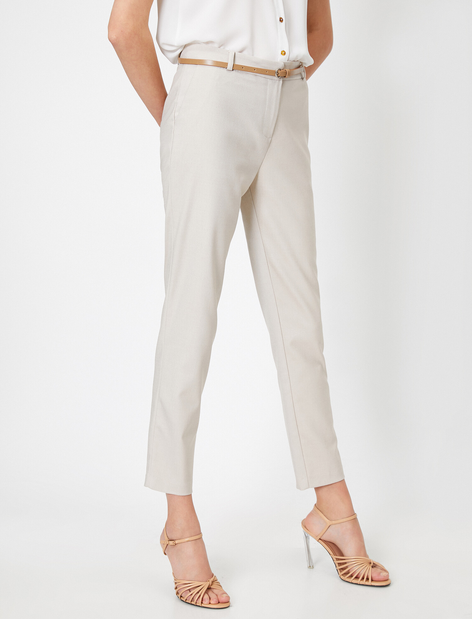 

Брюки Koton 0YAK42777UW-050 38 Beige