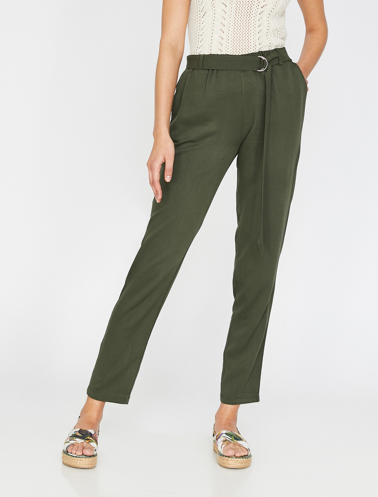 

Брюки Koton 9YAK42824CW-890  Khaki, Брюки Koton 9YAK42824CW-890 36 Khaki