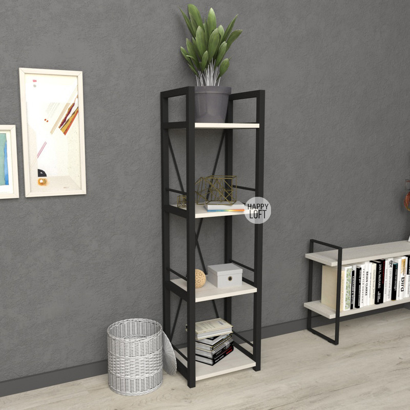 

Этажерка LoftMLT E106 120х34х28 ЛДСП Дуб Шамони Светлый 16мм