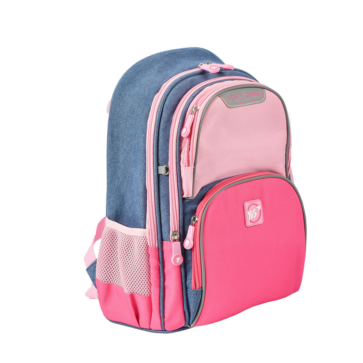 

Рюкзак школьный ортопедический Yes S-30 Juno Girls style розовый/голубой (558444)