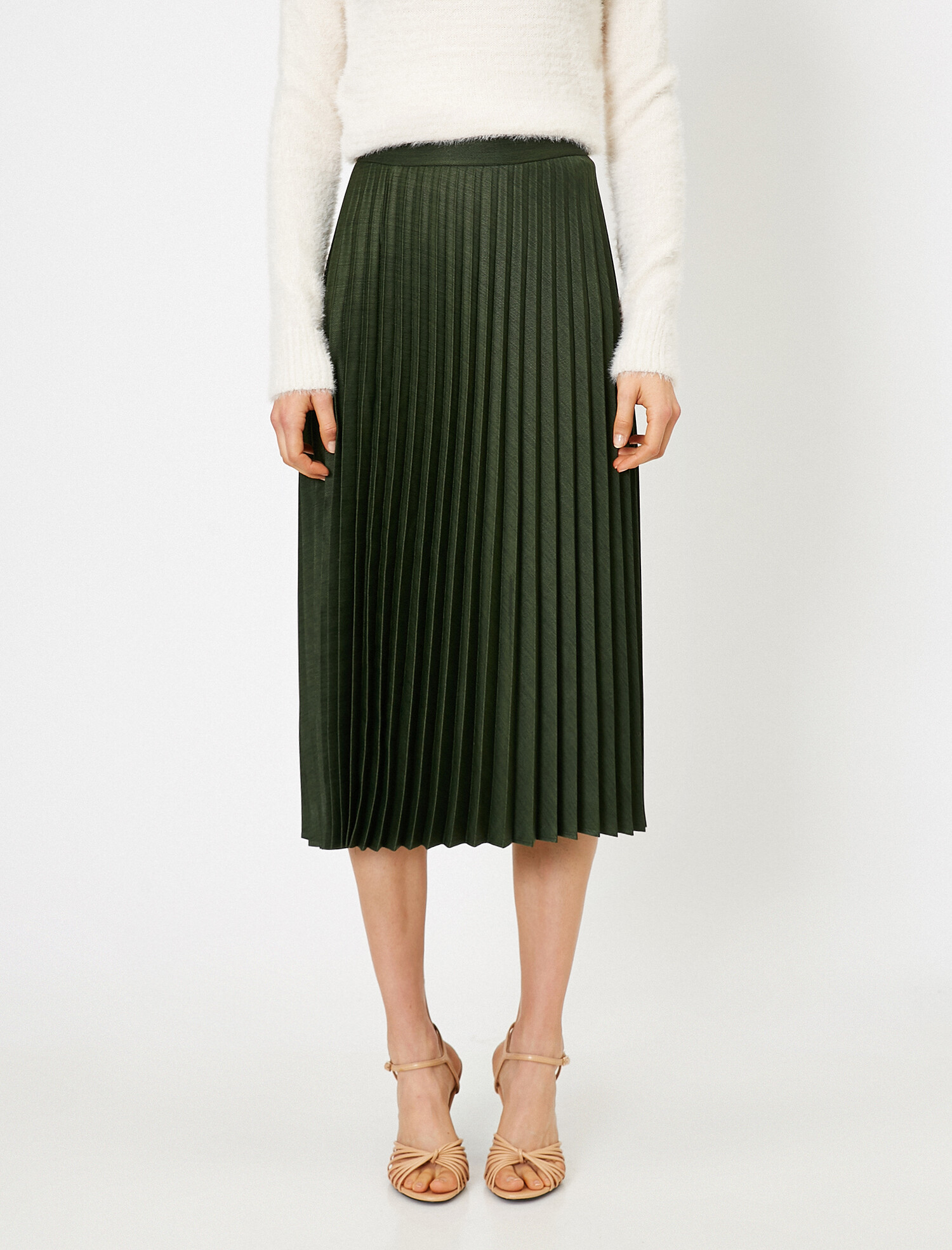 

Юбка Koton 0KAK72566UW-890 38 Khaki