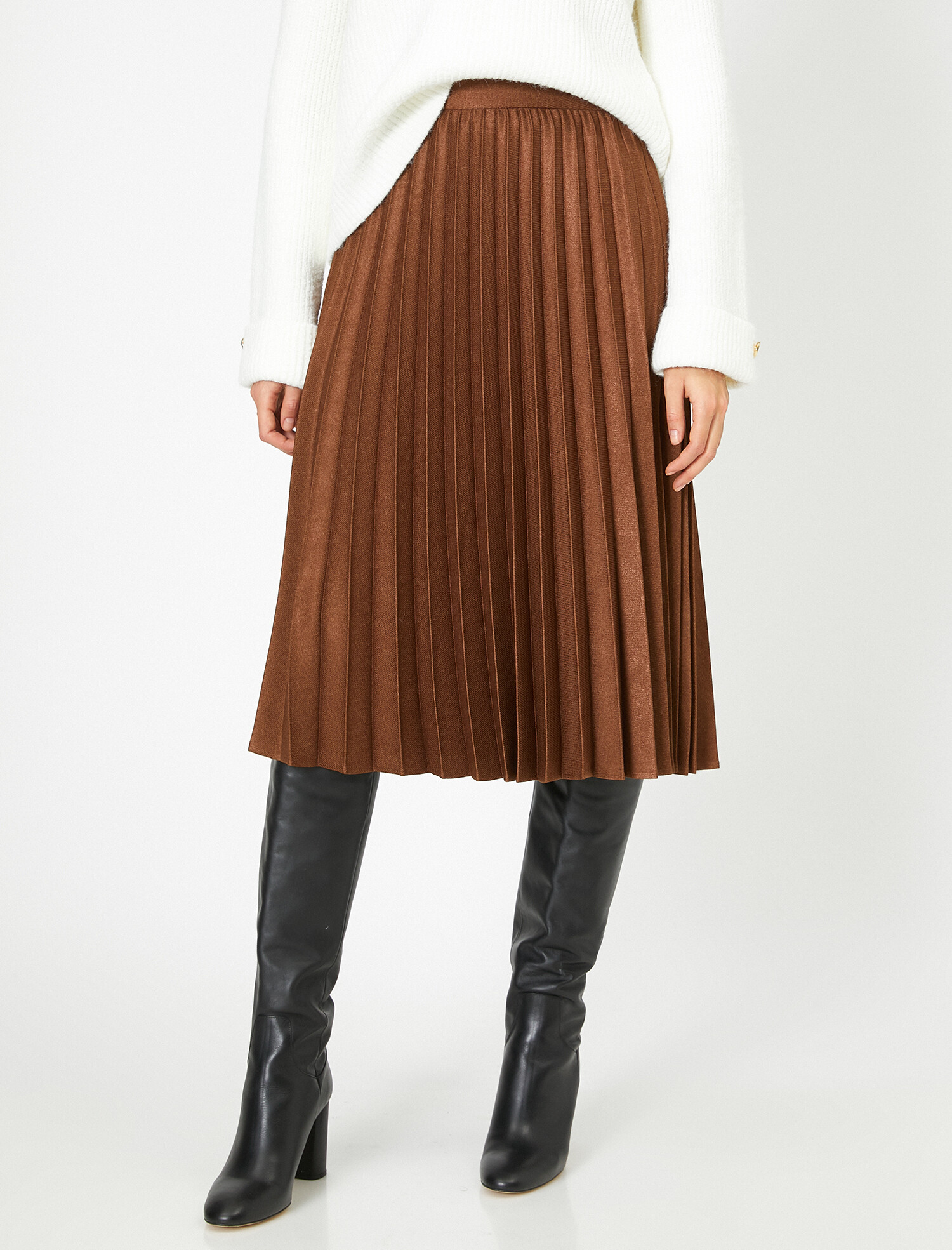 

Юбка Koton 0KAK72560UW-500 36 Brown