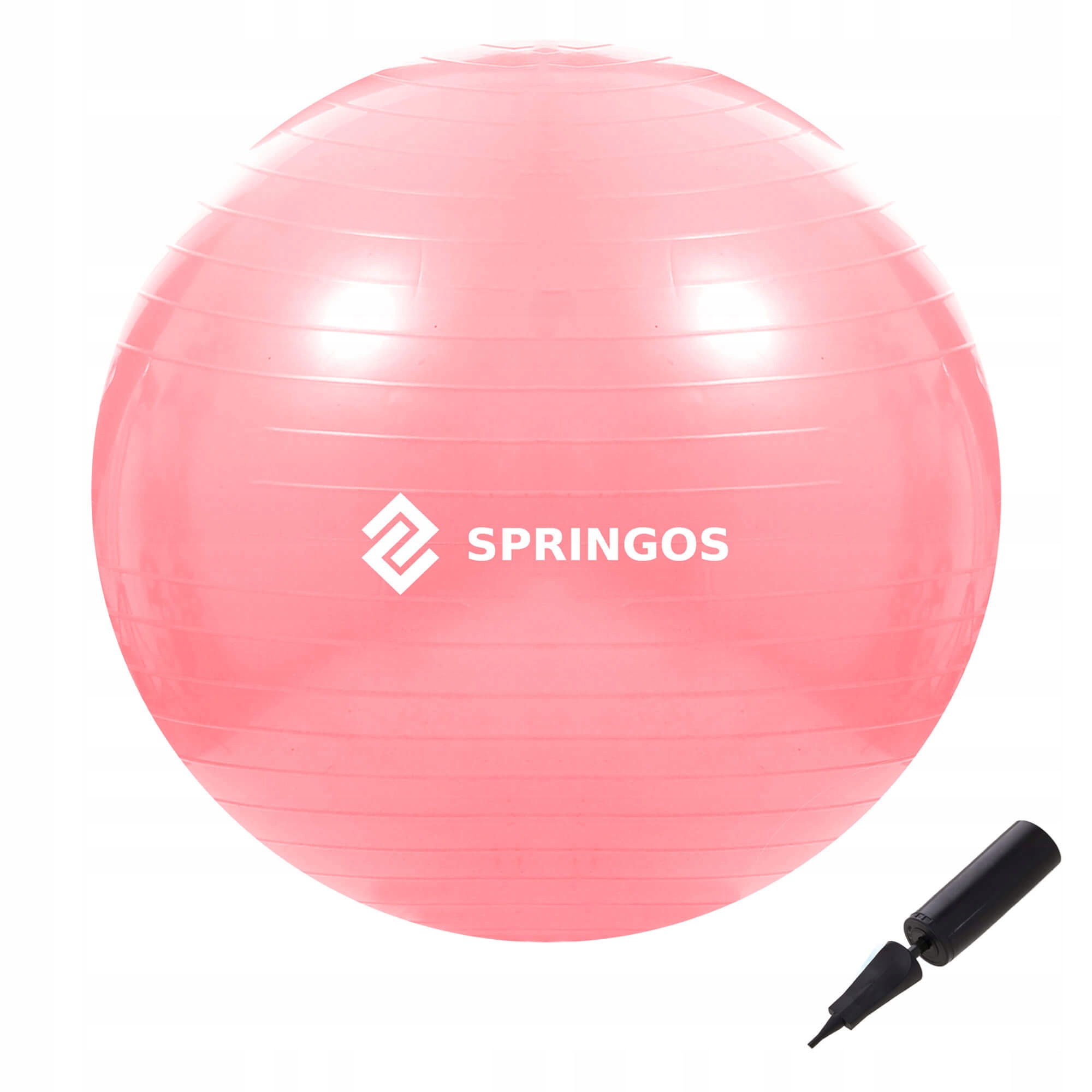 

Мяч для фитнеса (фитбол) Springos 75 см Anti-Burst FB0012 Pink