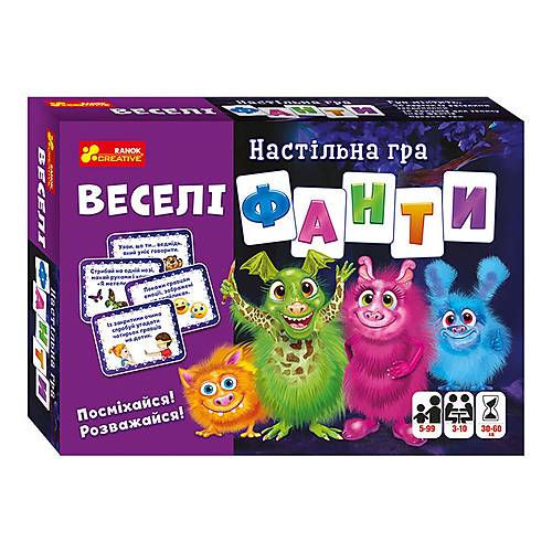 

Карткова гра "Веселі фанти" Ранок (12120070У) Ранок (12120070У)