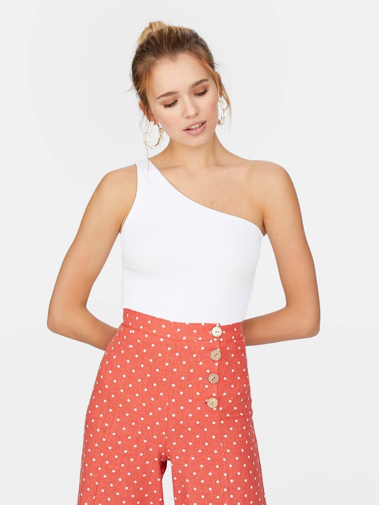 

Топ Stradivarius 2677/976/003-ACTS M Белый