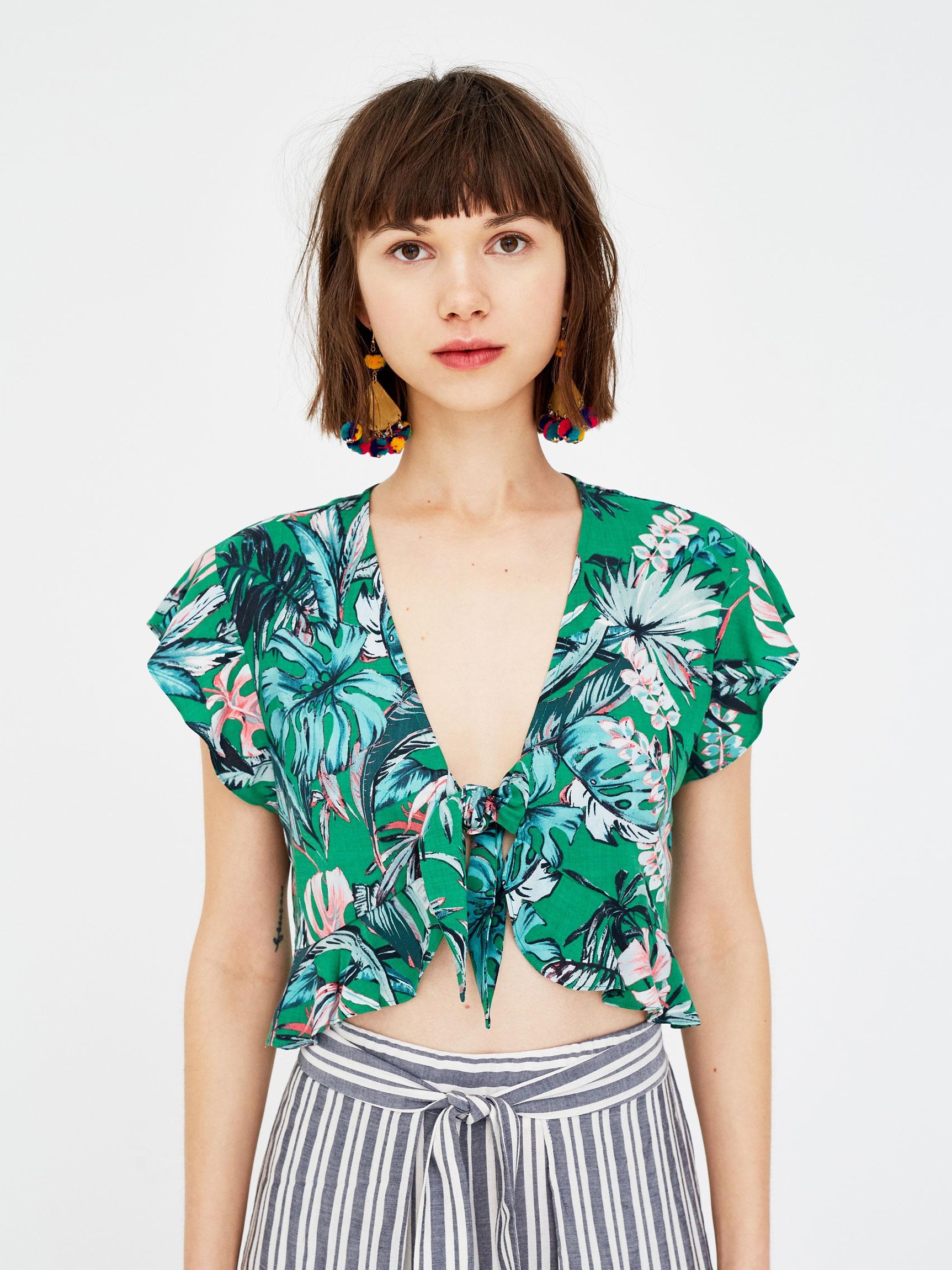 

Топ Pull & Bear 5472/376/500-AAPL S Зеленый