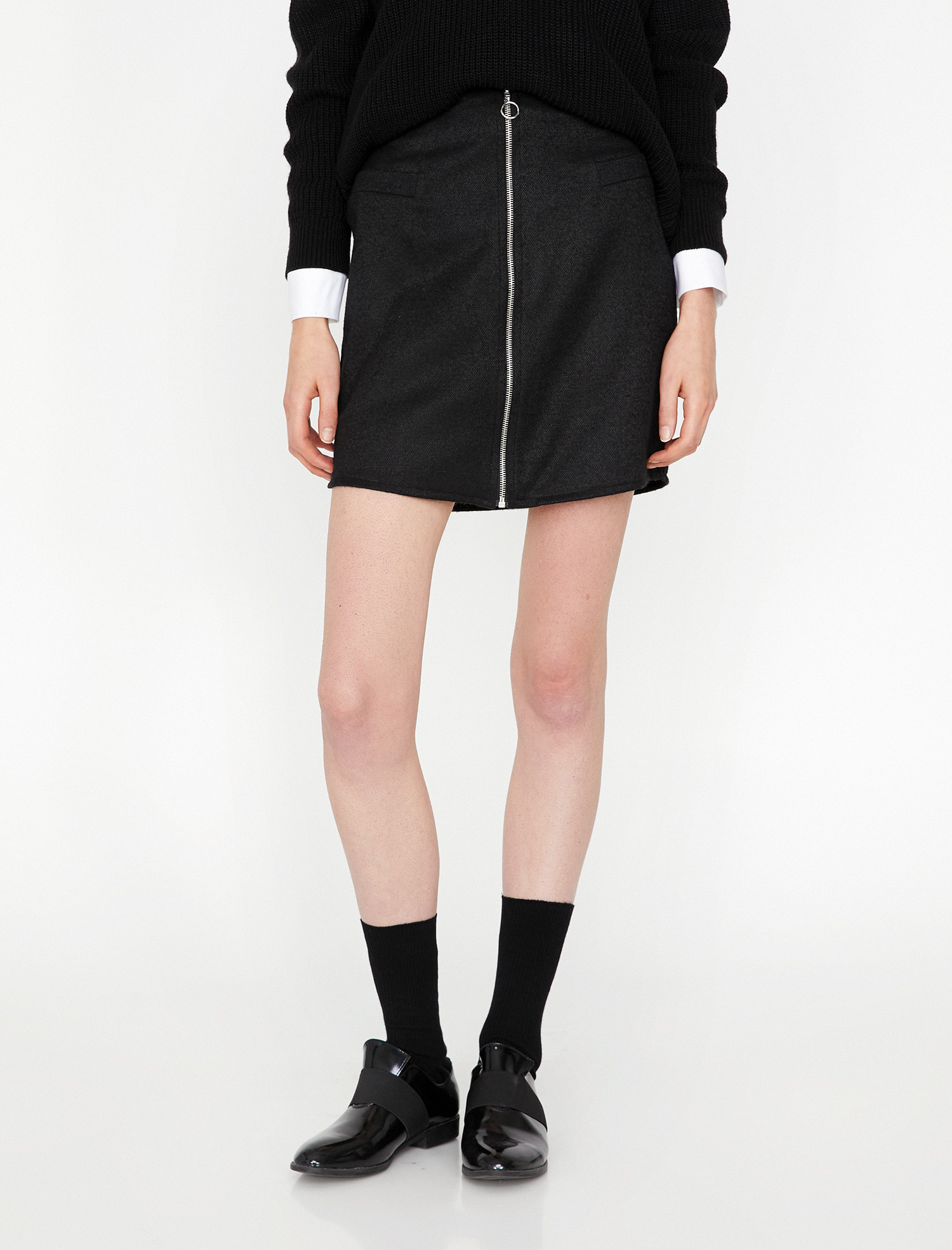 

Юбка Koton 9KAL73263OW-999  Black, Юбка Koton 9KAL73263OW-999 36 Black