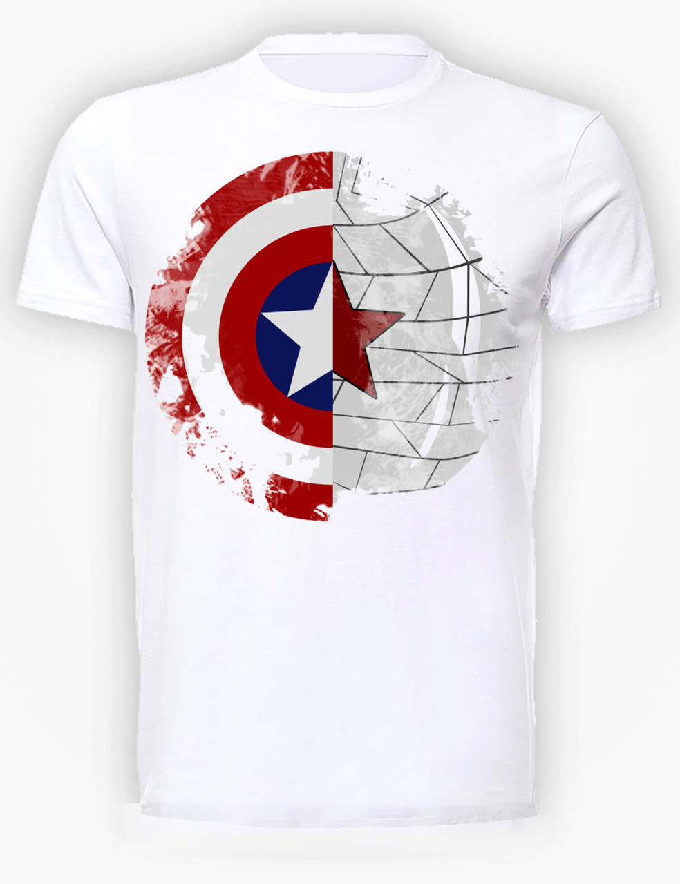 

Футболка GeekLand Капитан Америка Captain America vs Winter Soldier CA.01.094 (FU21CA.01.094/boy-176)