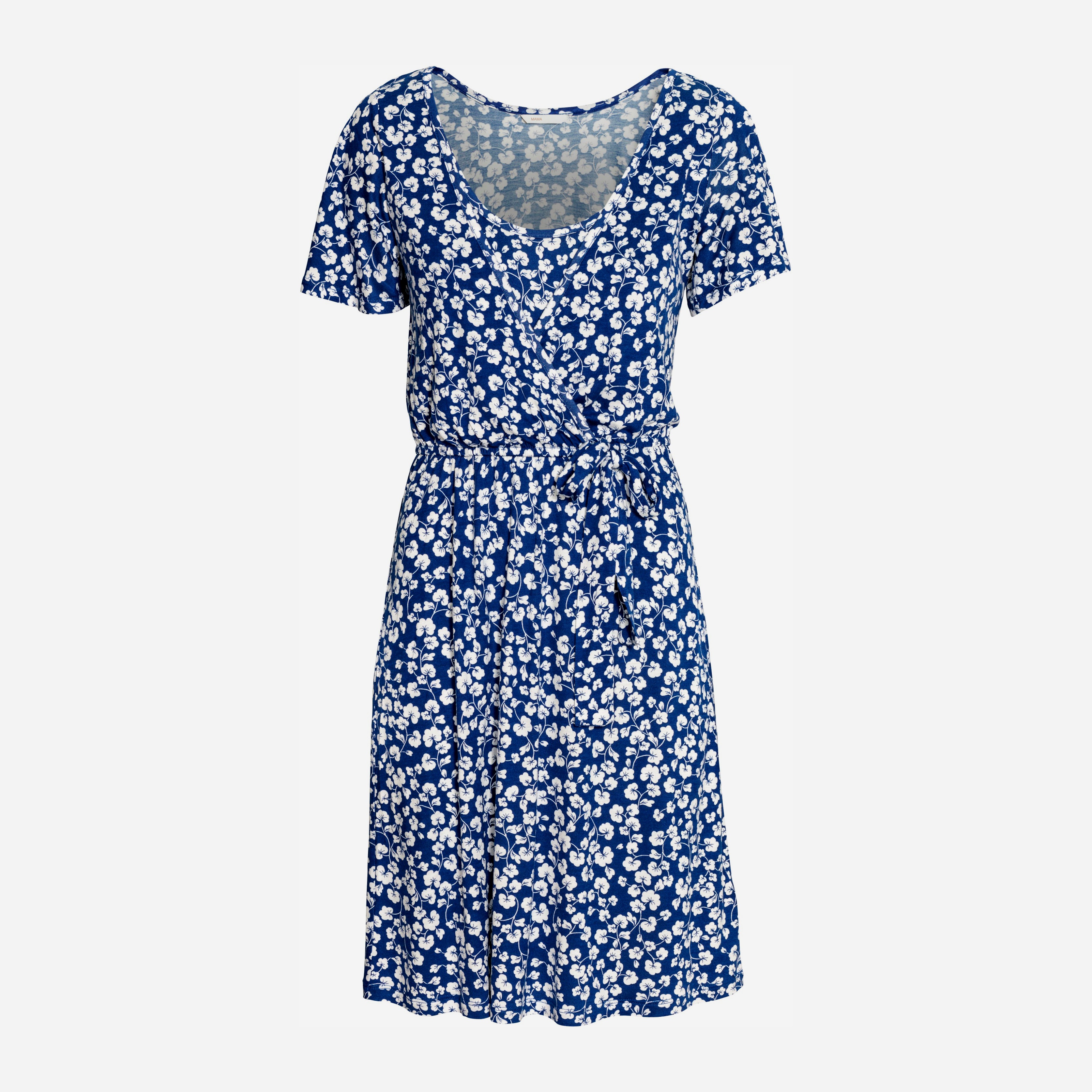 

Платье для кормящих мам H&M 6122887-ABCU XS Синее с белым