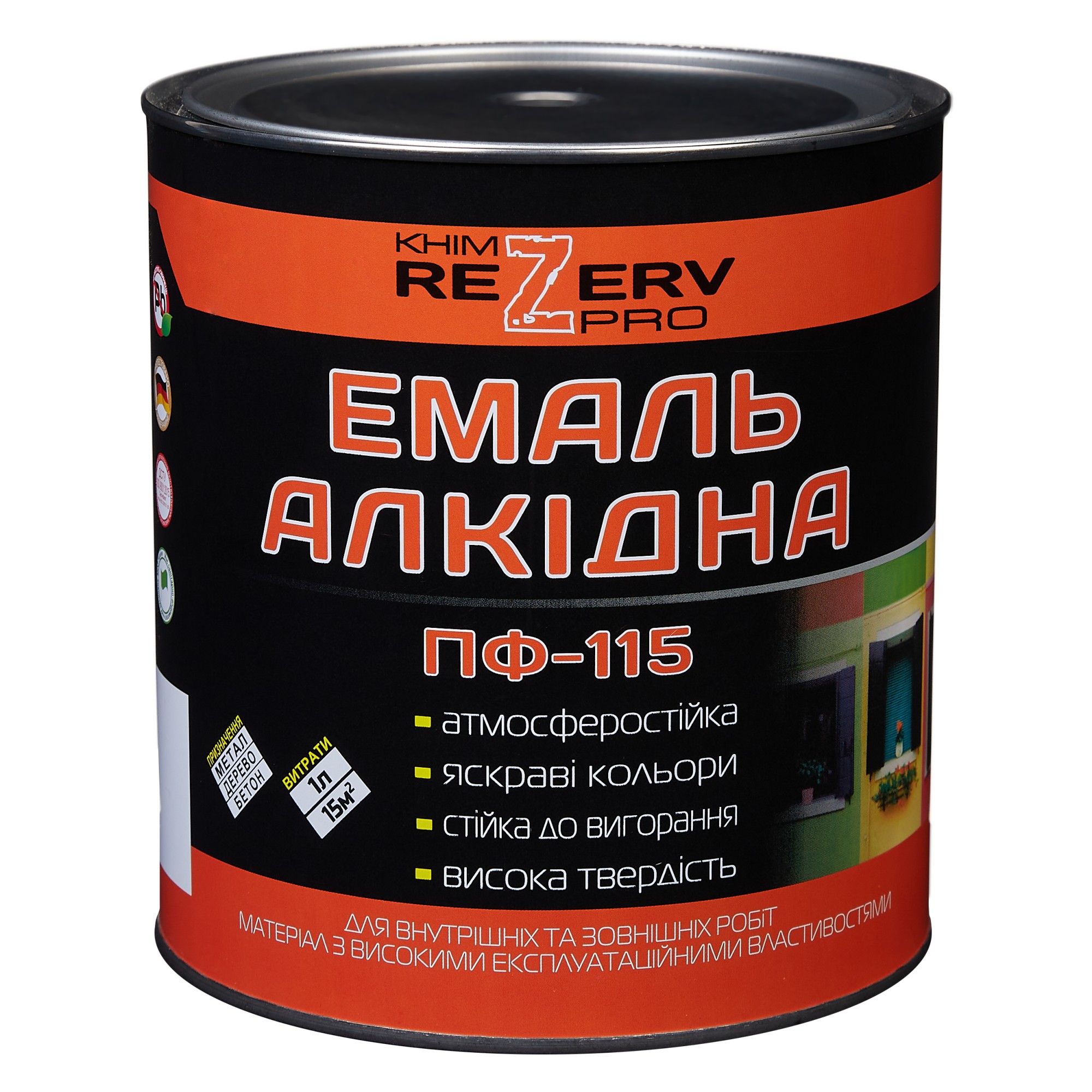 

Эмаль ПФ-115 KhimrezervPRO 2.8кг (3л) белая
