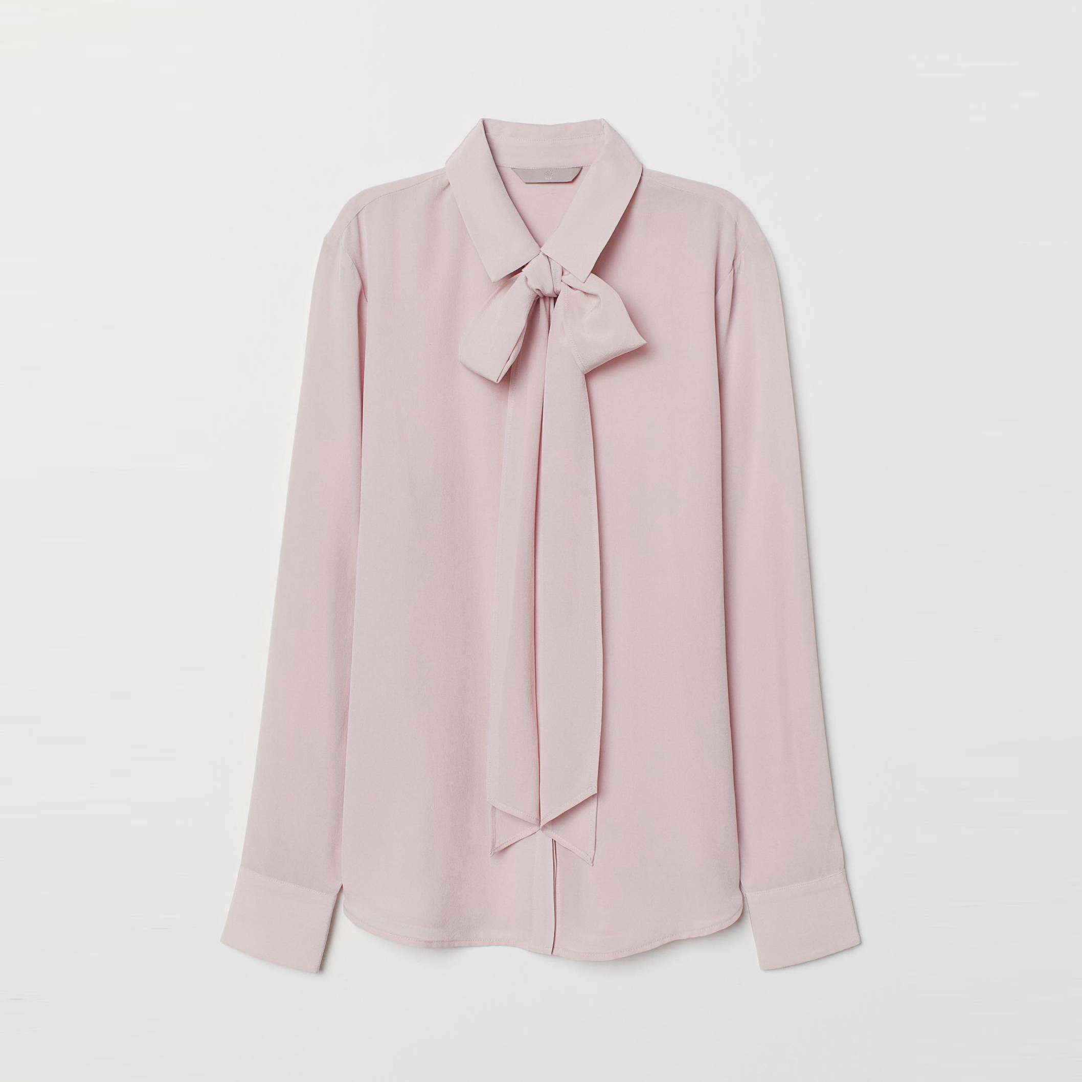 

Блузка H&M 6904839-ACWV 46 Светло-розовая