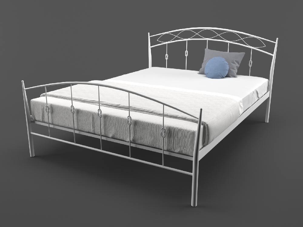 

Кровать MELBI Летиция 120 см x 200 см Белый