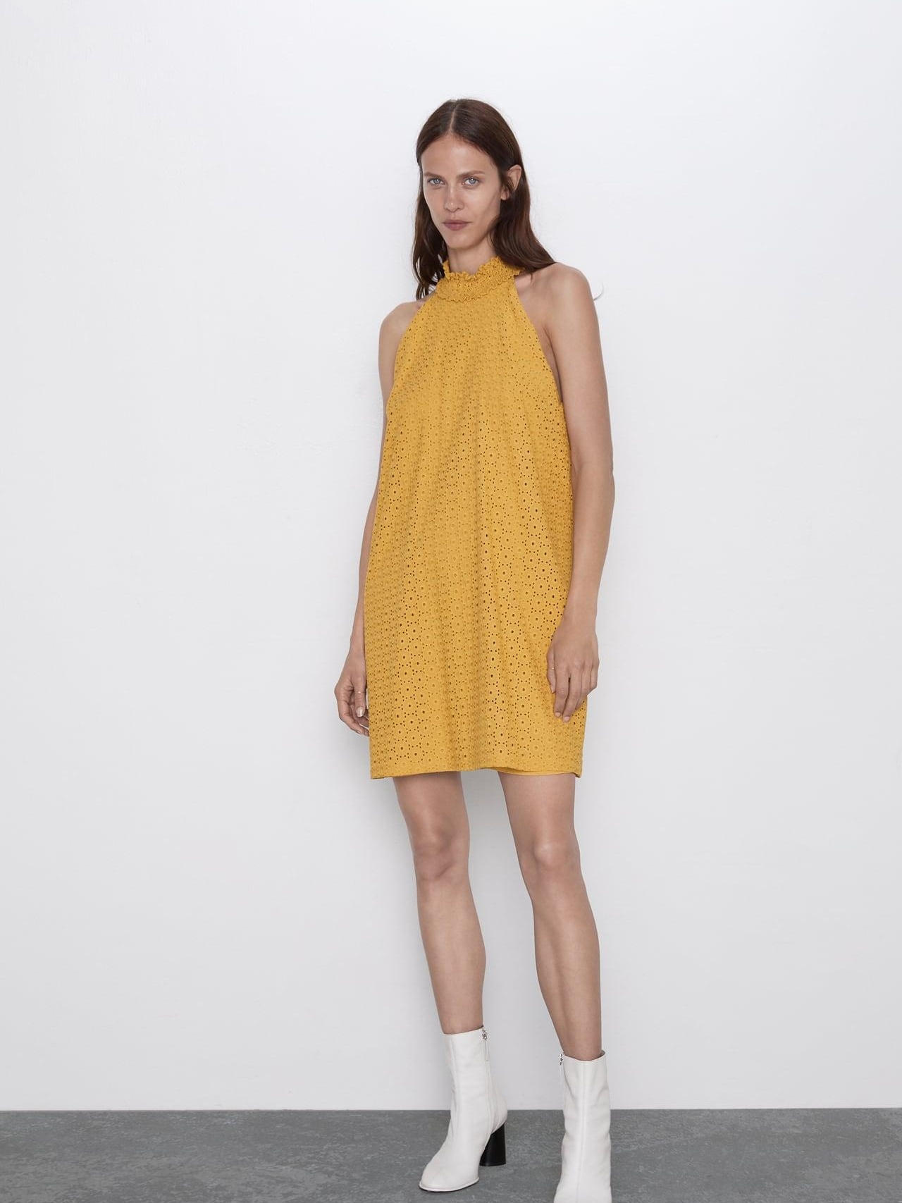 

Платье Zara 0387/158/305-ACUA L Желтое