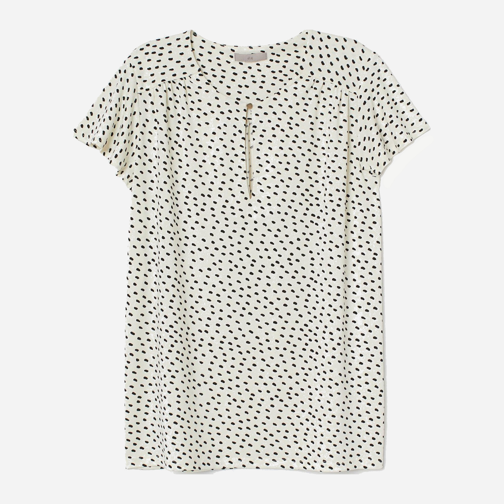 

Блузка H&M 8875931-ABYL S Молочная с черным