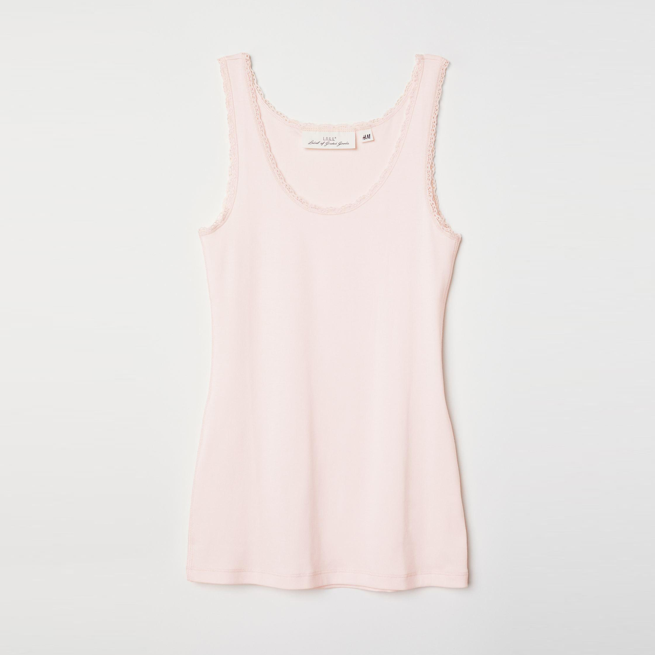 

Майка H&M 5727972-ACWG L Розовая