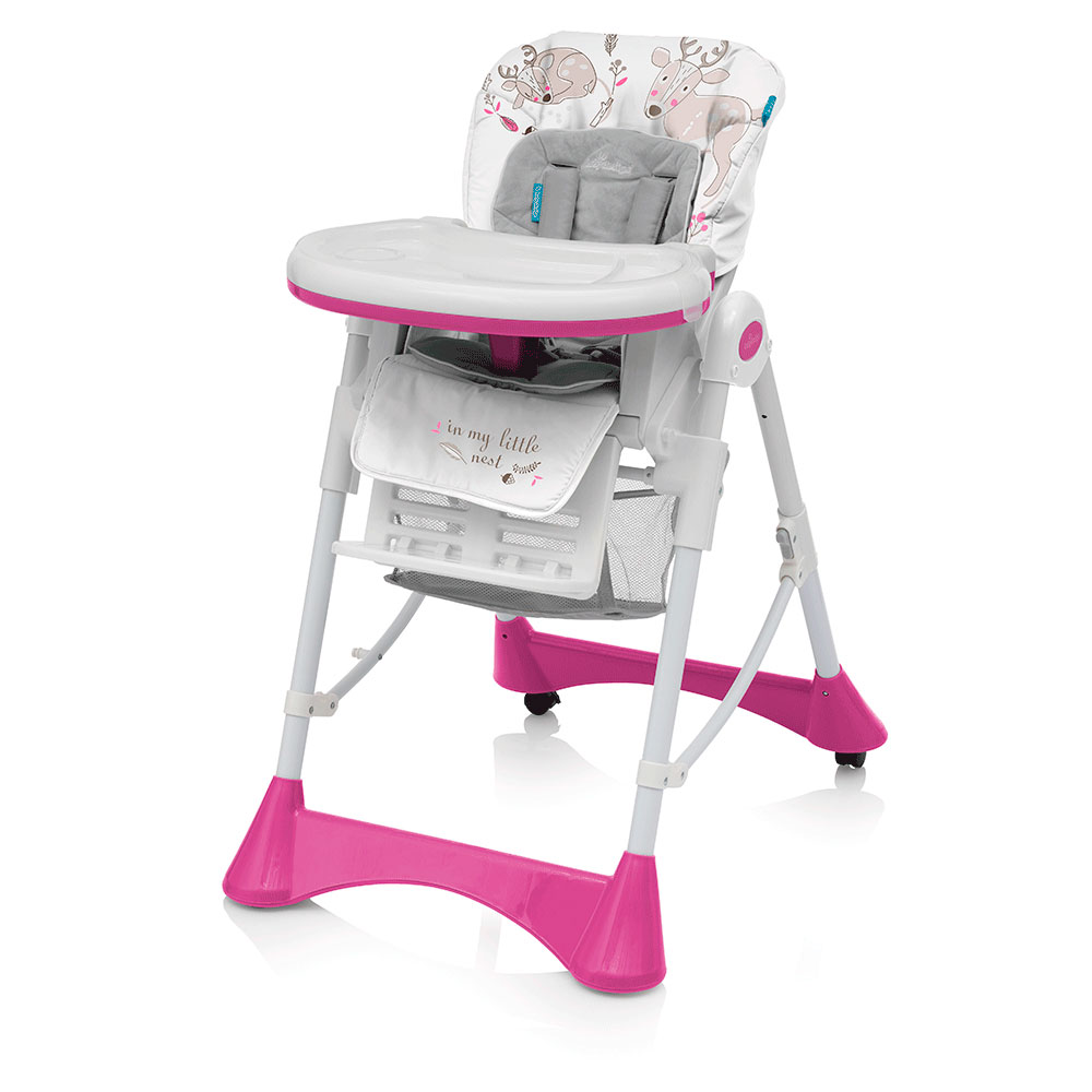 

Стульчик для кормления Baby Design Pepe New (08Pink)
