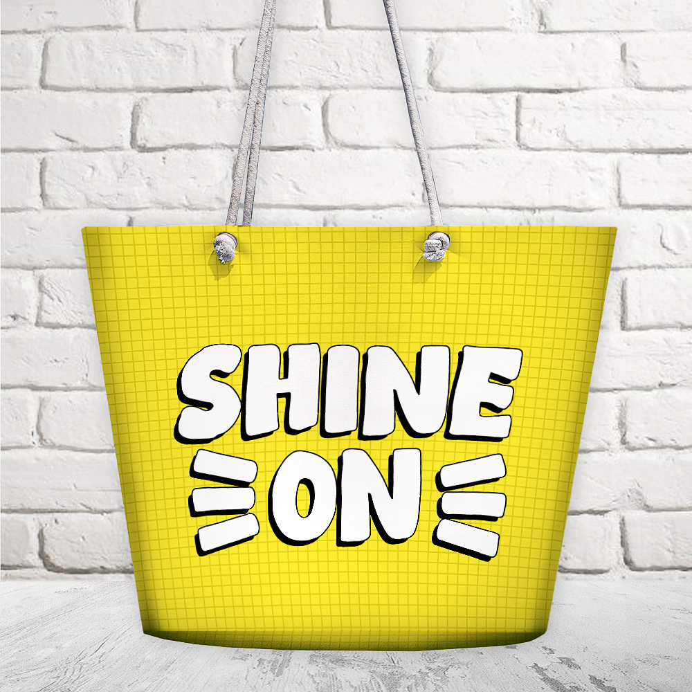 

Пляжная сумка Malibu Presentville Shine on 50х36х15 см