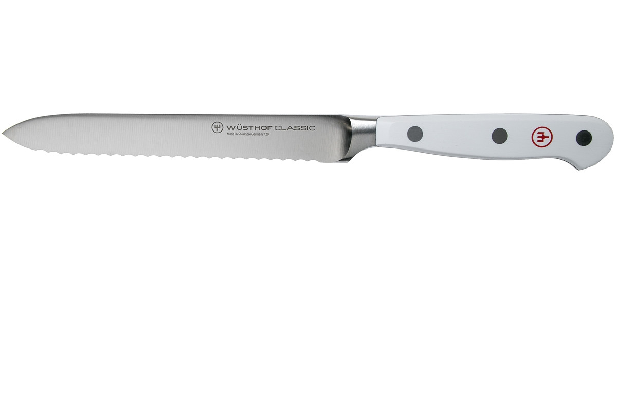 

Нож для нарезки колбасы Wusthof Classic White 140 мм 1040201614