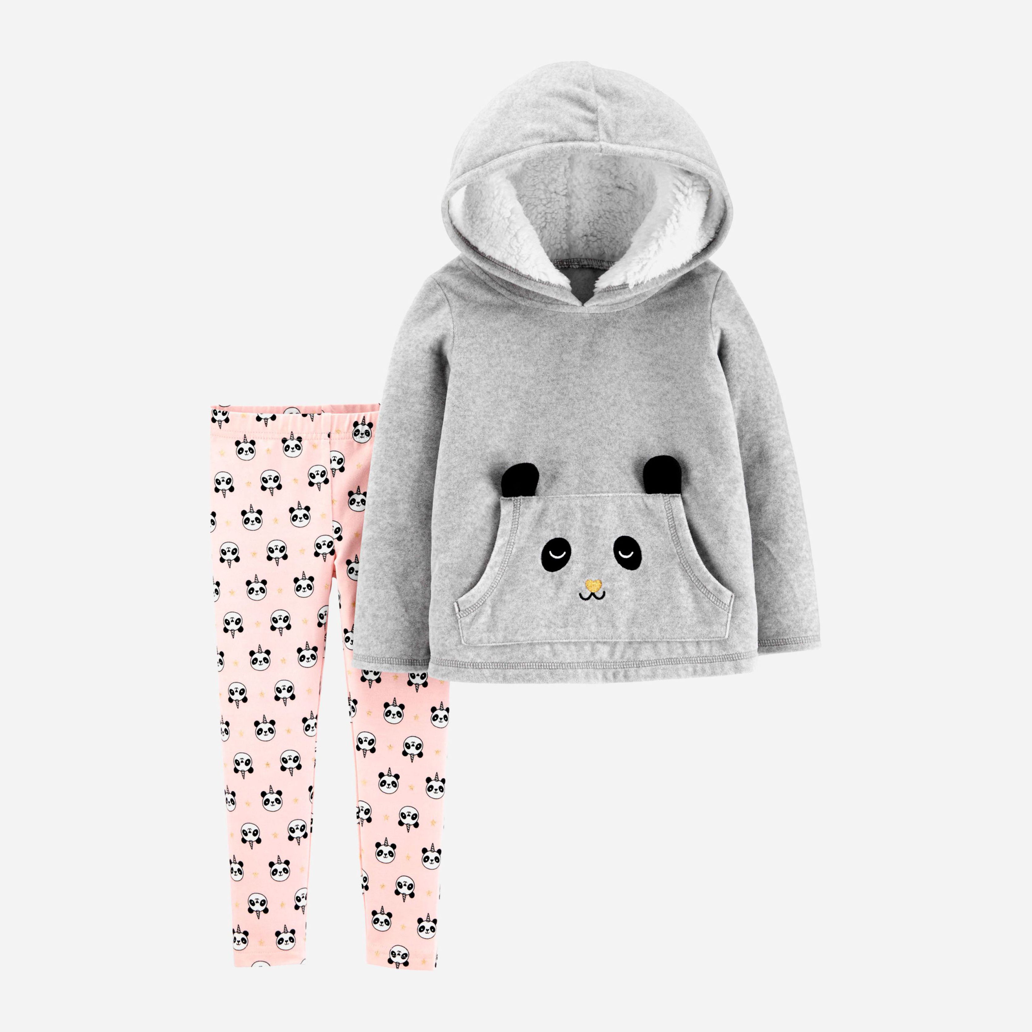 

Комплект (толстовка + лосины) Carters 18375410 81-86 см Разноцветный